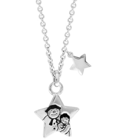 Snowman Stars Pendant Necklace - Rhona Sutton Jewellery